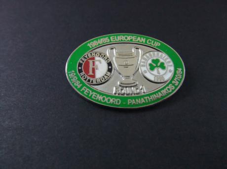 Feyenoord - Panathinaikos Europacup I. 1984-1985 1e ronde  uitslag 0-0